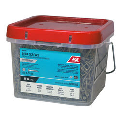 Ace No. 8 S X 1-3/4 in. L Star Flat Head Deck Screws 25 lb 4095 pk