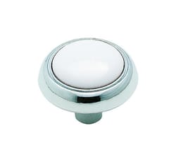 Amerock Allison Traditional Classics Round Cabinet Knob 1-3/16 in. D 15/16 in. Polished Chrome W