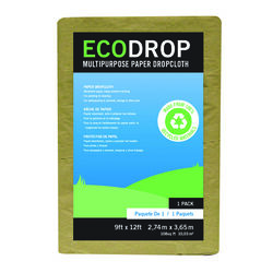 EcoDrop 9 W X 12 ft. L Paper Drop Cloth 1 pk