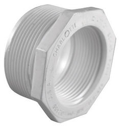 Charlotte Pipe Schedule 40 1-1/4 in. MPT T X 3/4 in. D FPT PVC Reducing Bushing