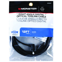 Monster Just Hook It Up 12 ft. L Digital Optical Toslink Cable