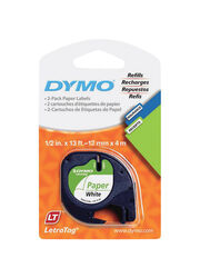 Dymo 1/2 in. W X 156 in. L White Lable Maker Tape