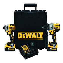 DeWalt MAX XR 20 V Cordless Brushless 2 Hammer Drill and Impact Driver Kit