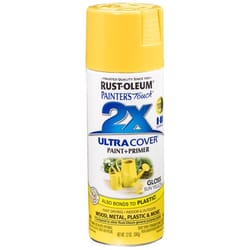 Rust-Oleum Painter's Touch 2X Ultra Cover Gloss Sun Yellow Spray Paint 12 oz