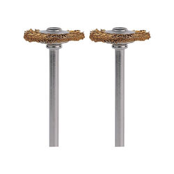 Dremel 3/4 in. S X 1.7 in. L Brass Brass Brush 2 pk