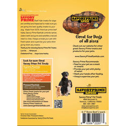 Savory Prime Large Adult Knotted Bone Beef 7 in. L 2 pk