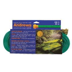 Andrews 1 in. D X 100 ft. L Green Vinyl Gentle Soaker