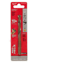 Milwaukee RED HELIX 11/32 in. S X 4-7/8 in. L Cobalt Steel THUNDERBOLT Drill Bit 1 pc