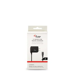 Fuse 3 ft. L USB Wall Charger 1 pk
