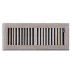 Tru Aire 4 in. H X 12 in. W 2-Way Oak Brown Steel Floor Diffuser