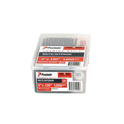 Paslode 3 in. Angled Strip Fuel and Nail Kit 30 deg Smooth Shank 1000 pk