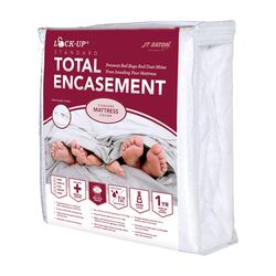 JT Eaton Lock-Up Queen Stretch-Knit Polyester Mattress Cover