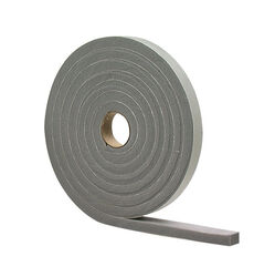 M-D Building Products Gray Foam Weather Stripping Tape For Doors and Windows 17 ft. L X 1/4 in. T