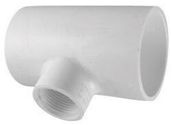 Charlotte Pipe 1-1/2 in. Slip T X 1-1/2 in. D Slip PVC Reducing Tee