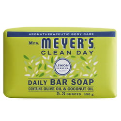 Mrs. Meyer's Clean Day Organic Lemon Verbena Scent Bar Soap 5.3 oz