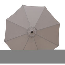 Living Accents 9 ft. Tiltable Tan Market Umbrella