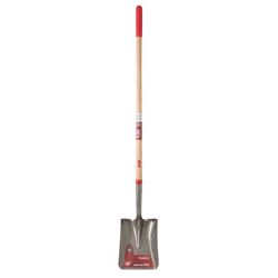 Ace Steel blade Wood Handle 9 in. W X 57.75 in. L Square Point Shovel