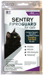 Sentry Fiproguard Liquid Cat Flea Treatment 9.8% Fibronil, 8.8% (S)-methoprene 0.017 oz