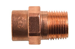 Nibco Inc 1/2 in. Copper T X 3/8 in. D MIP Copper Pipe Adapter
