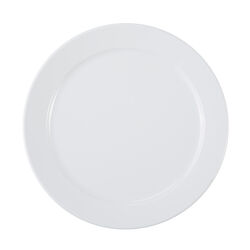 Arrow Home Products Partyware White Acrylic Round Plate 9-1/2 in. D 1 pk