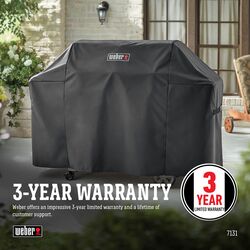 Weber Black Grill Cover For Genesis II and Genesis II LX 400 series gas grills