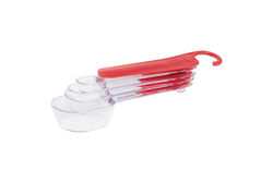 Zyliss Plastic Clear/Red Measuring Spoon