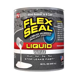 FLEX SEAL Family of Products FLEX SEAL White Liquid Rubber Sealant Coating 32 oz