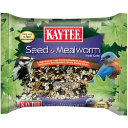 Kaytee Assorted Species Seed and Mealworm Wild Bird Seed Cake 1.4 lb