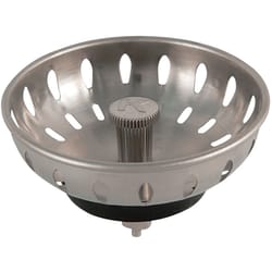 Ace 3-1/2 in. D Brushed Stainless Steel Replacement Strainer Basket