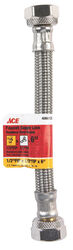 Ace 1/2 in. FIP T X 1/2 in. D FIP 6 in. Braided Stainless Steel Supply Line