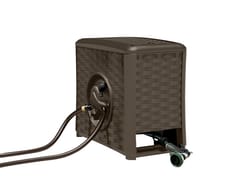 Suncast Aquawinder 125 ft. Water Powered Automatic Winding Brown Hose Reel