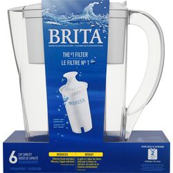Brita 6 - 8 White Space Saver Pitcher
