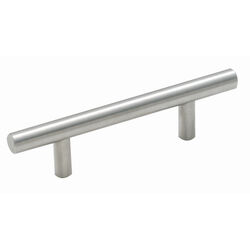 Amerock Bar Pull 3 in. Sterling Nickel 1 pk