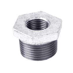 BK Products 1-1/2 in. MPT T X 1-1/4 in. D FPT Galvanized Malleable Iron Hex Bushing