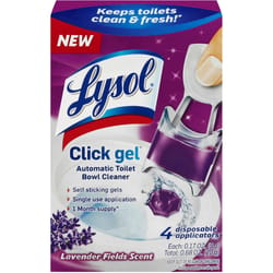 Lysol Click Gel Lavender Scent Automatic Toilet Bowl Cleaner 0.68 oz Gel