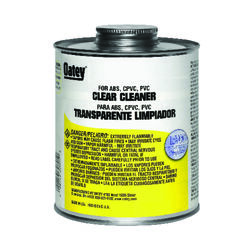 Oatey Clear Cleaner For ABS/CPVC/PVC 16 oz