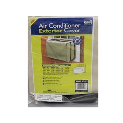 A/C Safe 21 in. H X 29 in. W PVC Tan Square Outdoor Window Air Conditioner Cover