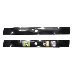 MaxPower 42 in. Standard Mower Blade Set For Riding Mowers 2 pk
