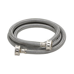 Fluidmaster 3/4 in. Hose T X 3/4 in. D Hose 48 in. Stainless Steel Supply Line