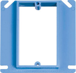 Carlon Square PVC 1 gang Box Cover For Use with Non-Metallic Sheathed Cable