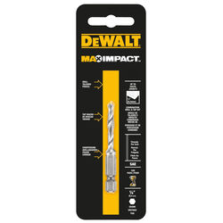 DeWalt High Speed Steel SAE Drill and Tap Bit 12-24 UNC 1 each