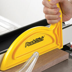 Milescraft Plastic 8.5 in. L X 11.9 in. H X 1.5 in. W Table Saw/Router Table Push Stick Yellow