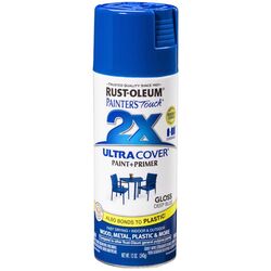 Rust-Oleum Painter's Touch 2X Ultra Cover Gloss Deep Blue Spray Paint 12 oz