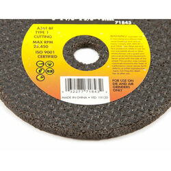 Forney 3 in. D X 3/8 in. S Aluminum Oxide Metal Cut-Off Wheel 1 pc