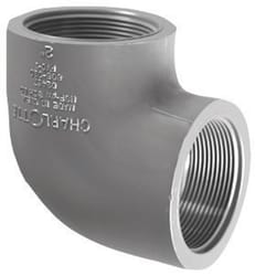 Charlotte Pipe Schedule 80 1/2 in. FPT T X 1/2 in. D FPT PVC Elbow