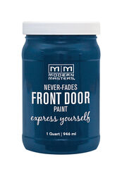 Modern Masters Satin Calm Water Base Door Paint Exterior and Interior 1 qt