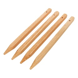 Madison Mill 18 in. H X 0.9 in. W Oak Landscaping Stakes 4 pk