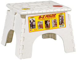 B and R 9 in. H 300 lb. cap. 1 step Resin Folding Step Stool