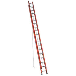 Werner 36 ft. H X 19 in. W Fiberglass Extension Ladder Type 1A 300 lb