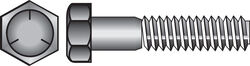 Hillman 7/16 in. D X 5 in. L Heat Treated Zinc Steel Hex Head Cap Screw 50 pk